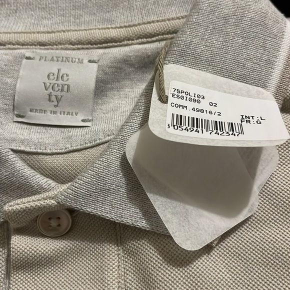Eleventy Men’s Polo Mezza Manica - Picture 8 of 8